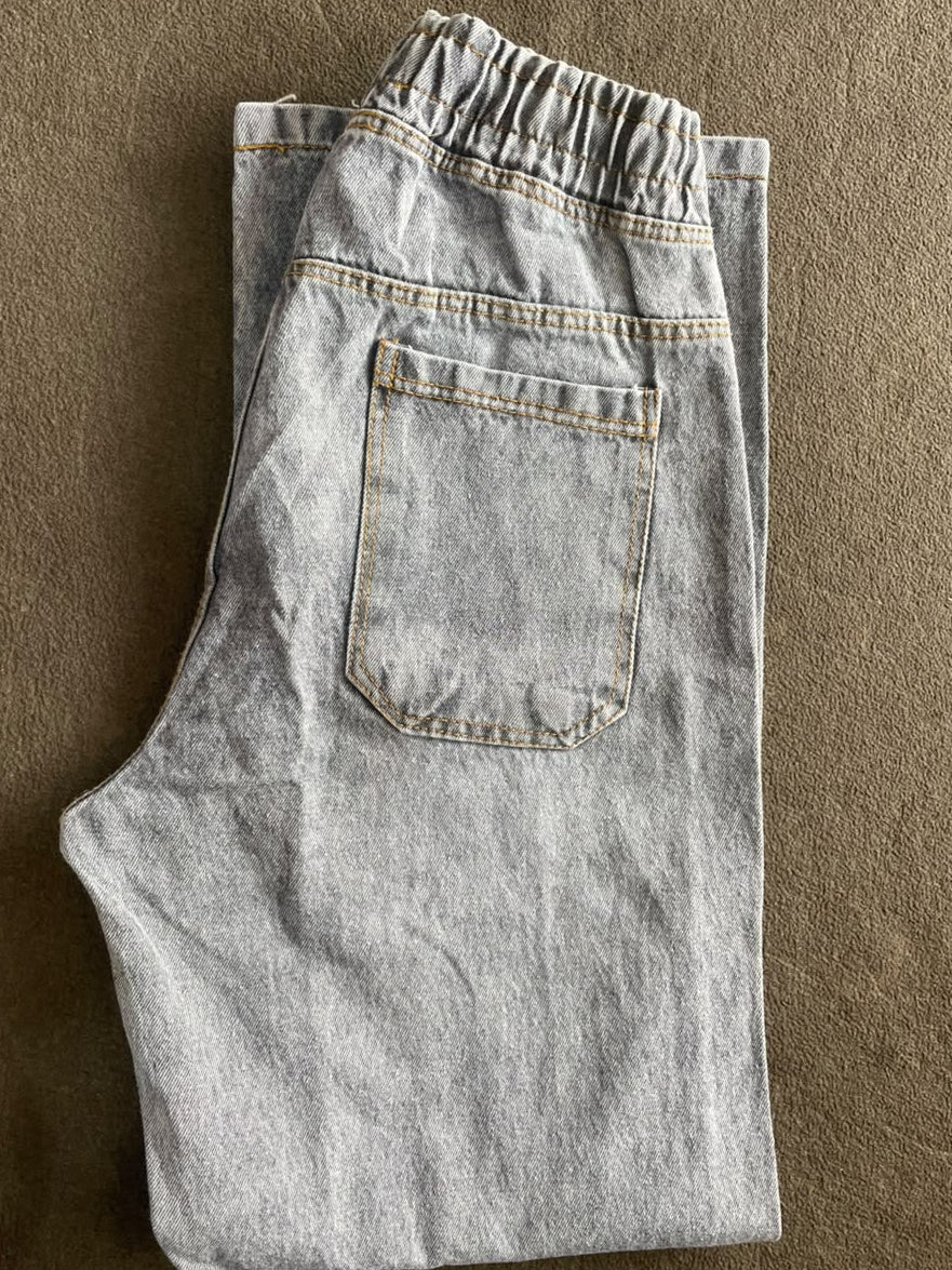 Doth Casual-Style Denim Super Baggy Jeans | 4 Pockets