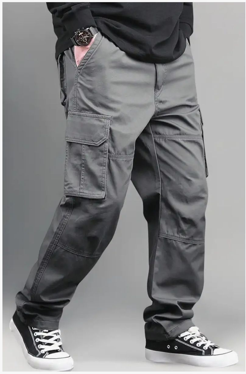 Men's Street Style 6 Multiple-Pockets Cargo Trouser | Available In All Size| Limited Stock