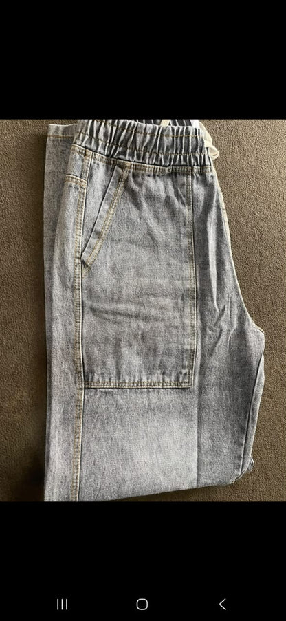 Doth Casual-Style Denim Super Baggy Jeans | 4 Pockets