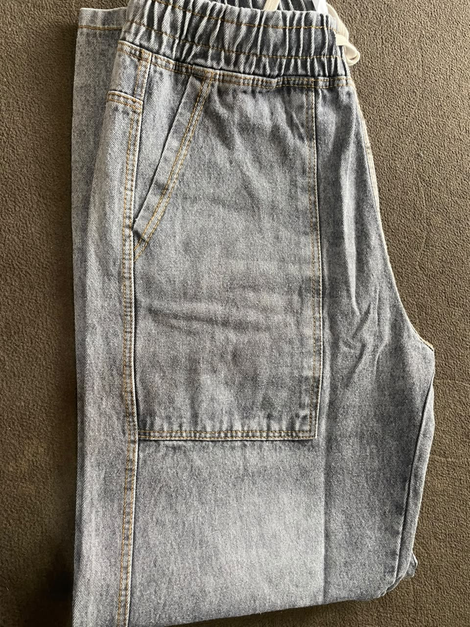 Doth Casual-Style Denim Super Baggy Jeans | 4 Pockets