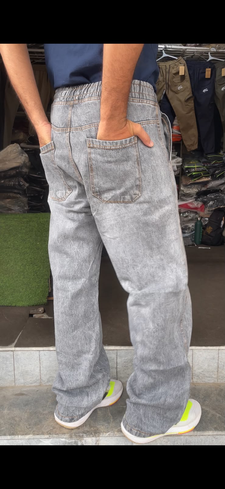 Doth Casual-Style Denim Super Baggy Jeans | 4 Pockets