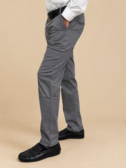 Men's Classic Stretch Casual Pants Business Office Straight Male Pants