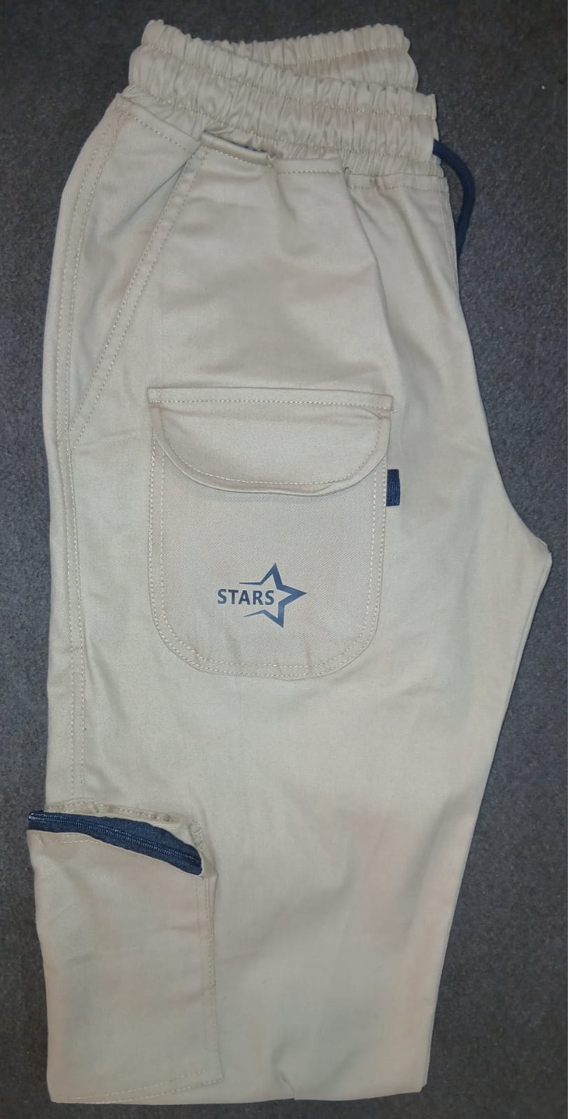 Men's Loose Bottom Cargo Trouser | 100% cotton | 6 Pockets
